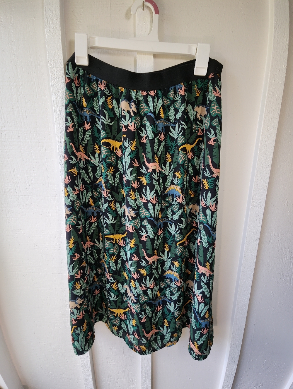 Sugarhill Brighton Sorrel Skirt Lost Dinosaurs A-Line Skirt Size 12
